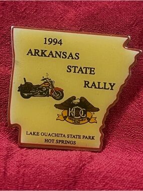 Arkansas State Rally 1994 Harley Owners Group Pin